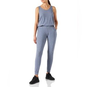 UNDER ARMOUR Recovery Loungewear Romper Jumpsuit Blue Celliant Tech Sleepwear L